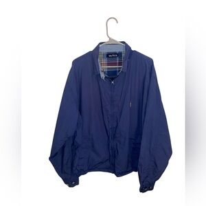 VTG Men's 90's Nautica Full-Zip 100% Cotton Reversible Jacket Size L VINTAGE HIP